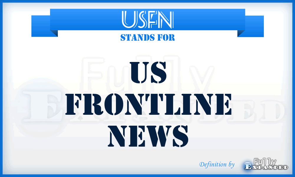 USFN - US Frontline News