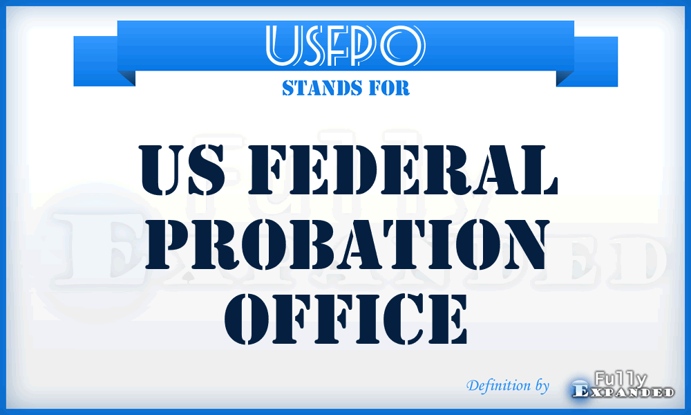 USFPO - US Federal Probation Office