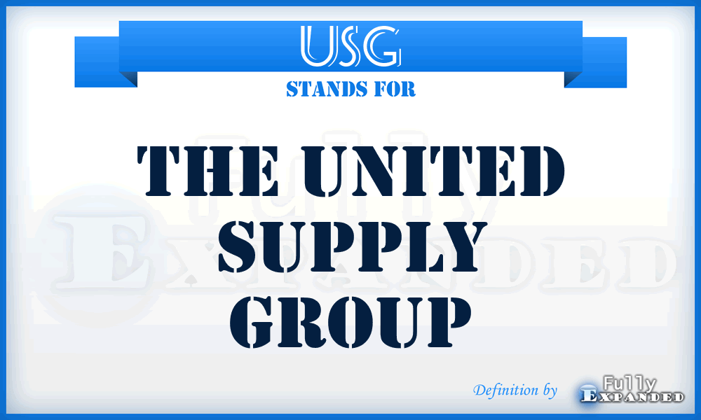 USG - The United Supply Group