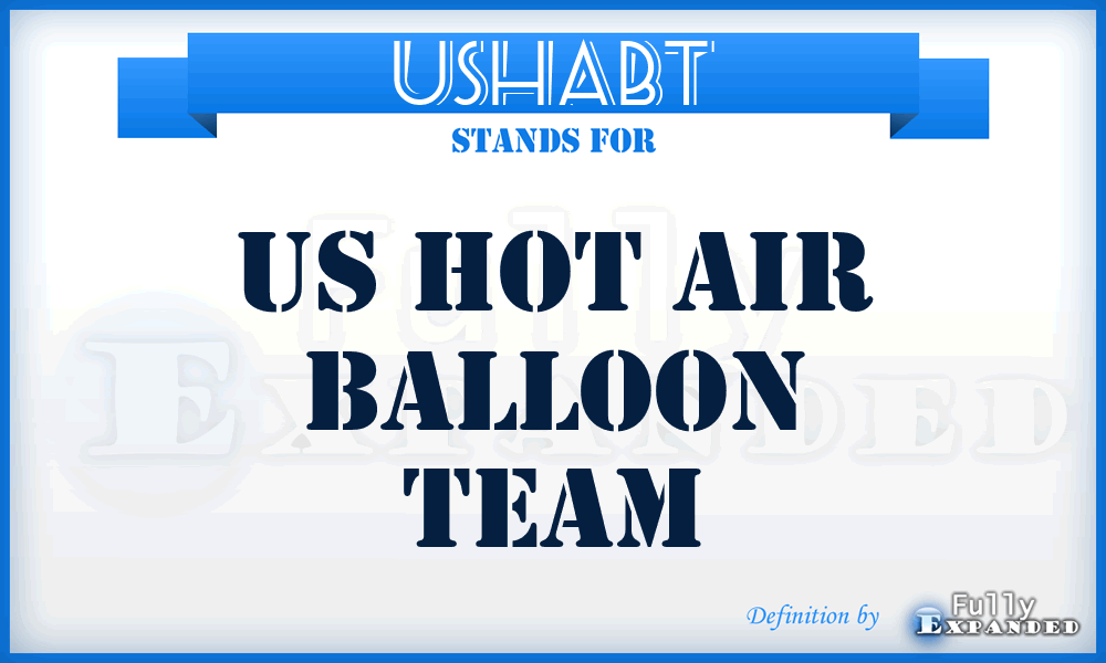 USHABT - US Hot Air Balloon Team