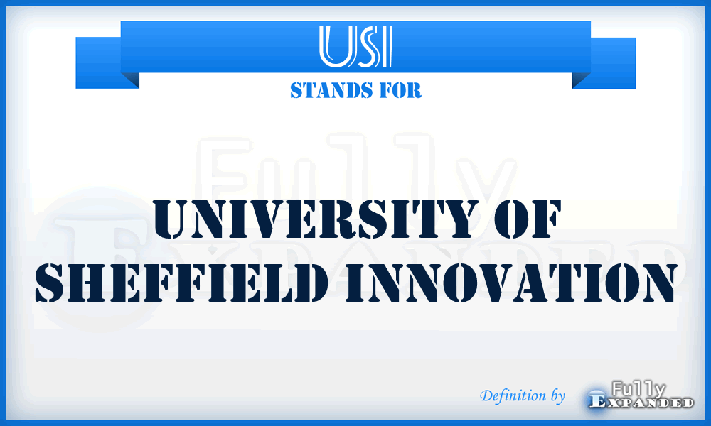 USI - University of Sheffield Innovation