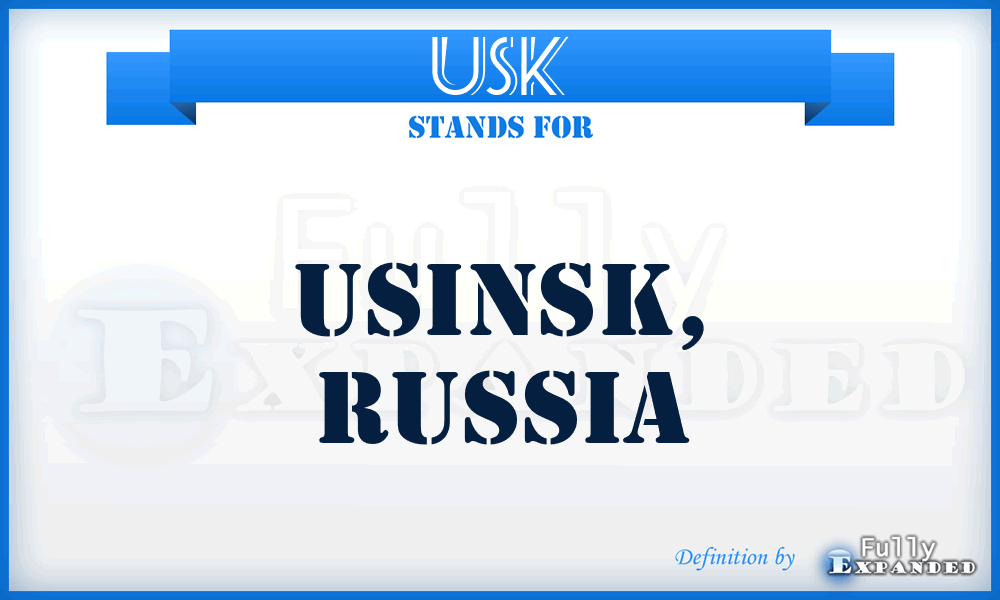 USK - Usinsk, Russia