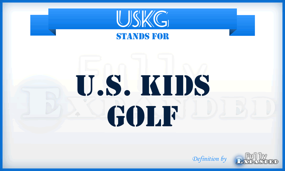 USKG - U.S. Kids Golf