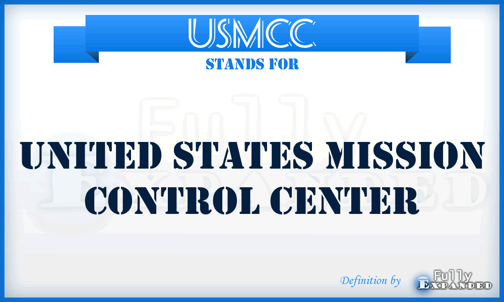 USMCC - United States Mission Control Center