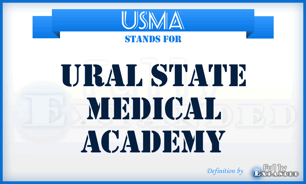 USMA - Ural State Medical Academy