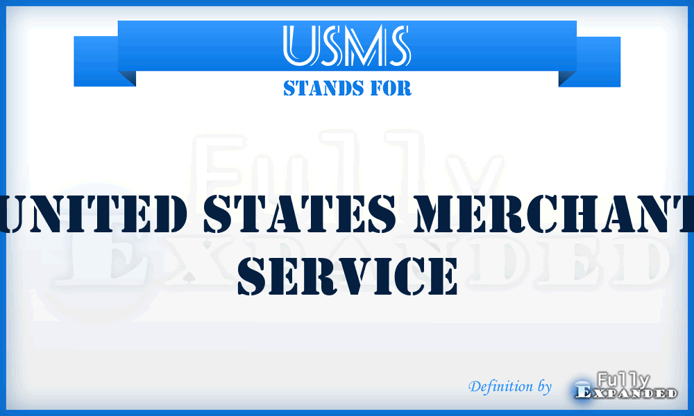 USMS - United States Merchant Service