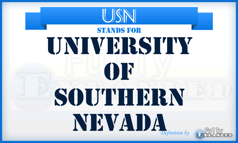 USN - University of Southern Nevada