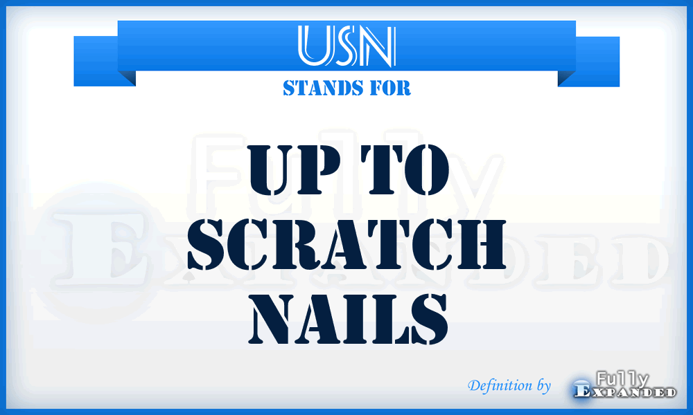 USN - Up to Scratch Nails