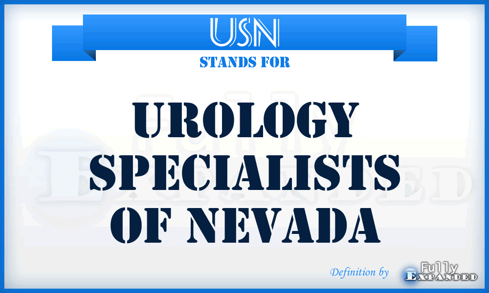 USN - Urology Specialists of Nevada