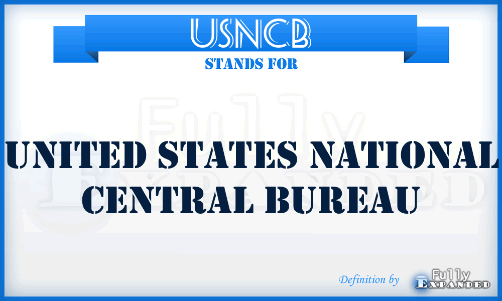 USNCB - United States National Central Bureau