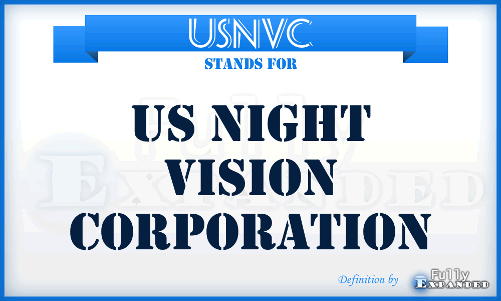 USNVC - US Night Vision Corporation