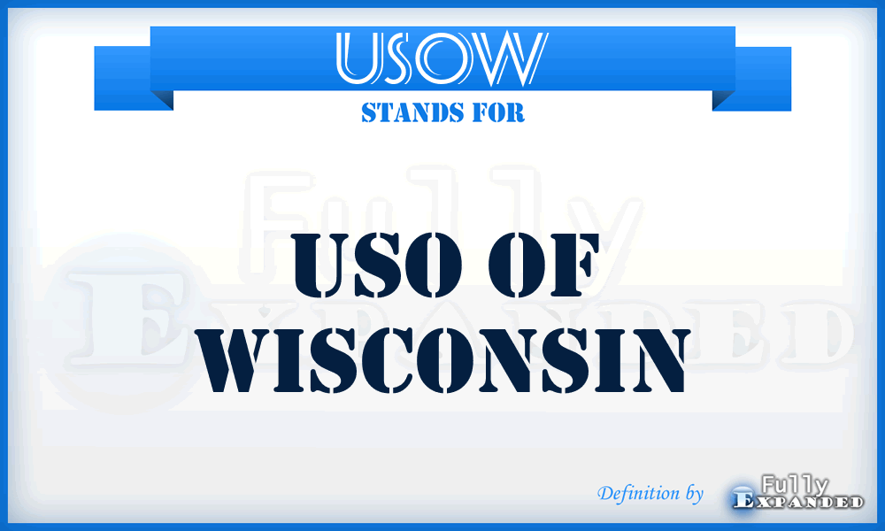 USOW - USO of Wisconsin
