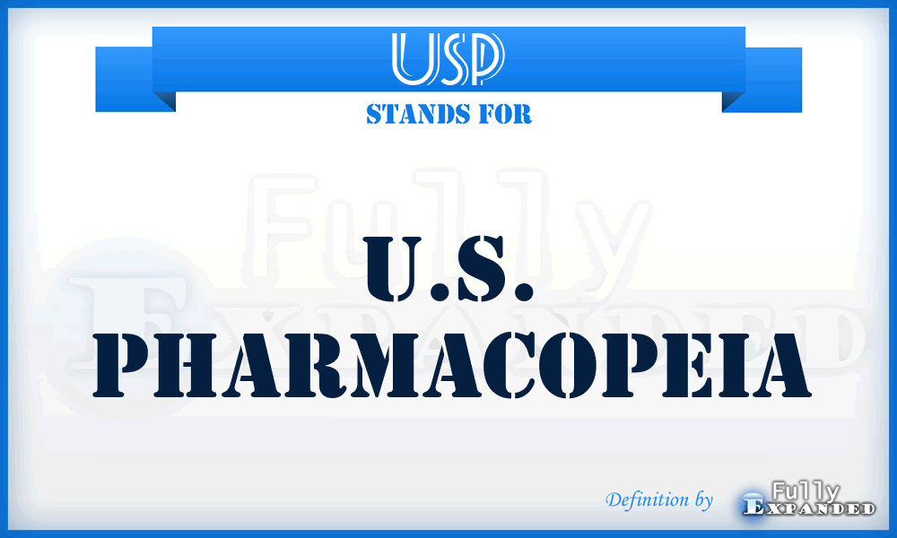 USP - U.S. Pharmacopeia