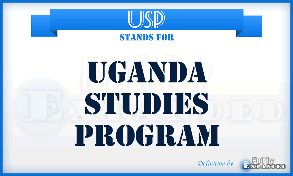 USP - Uganda Studies Program