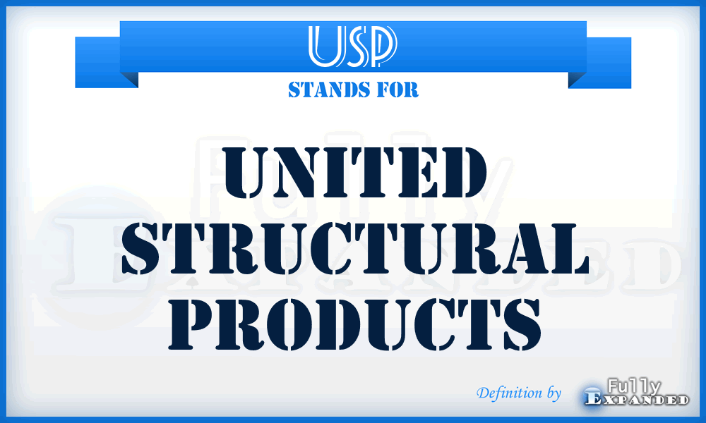 USP - United Structural Products