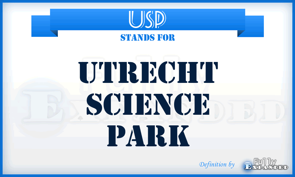 USP - Utrecht Science Park