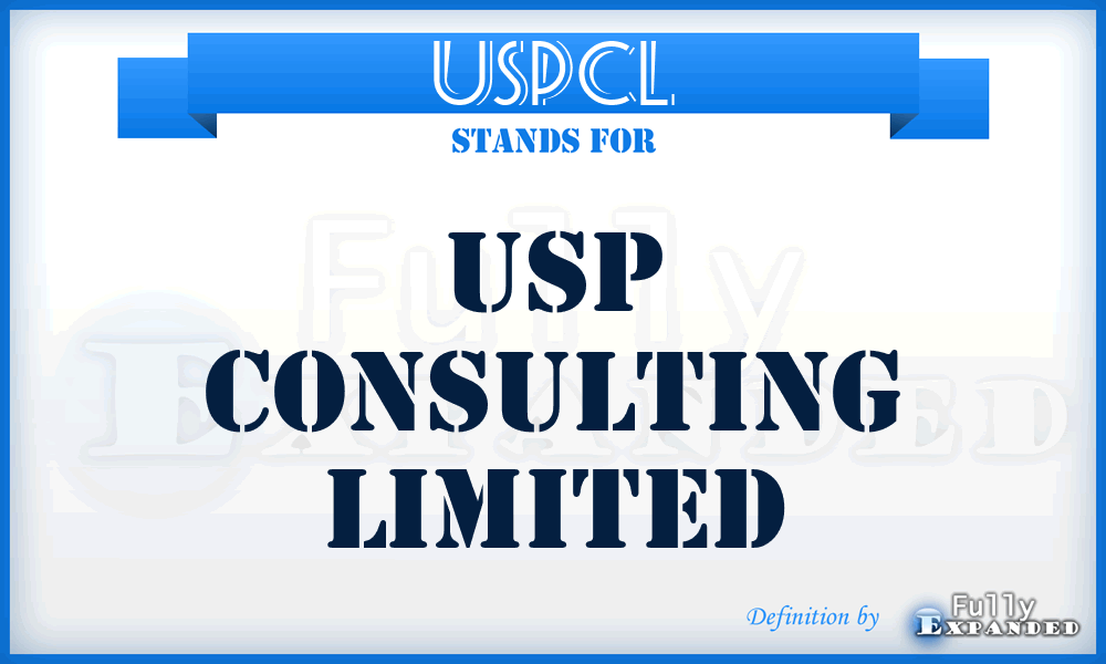 USPCL - USP Consulting Limited