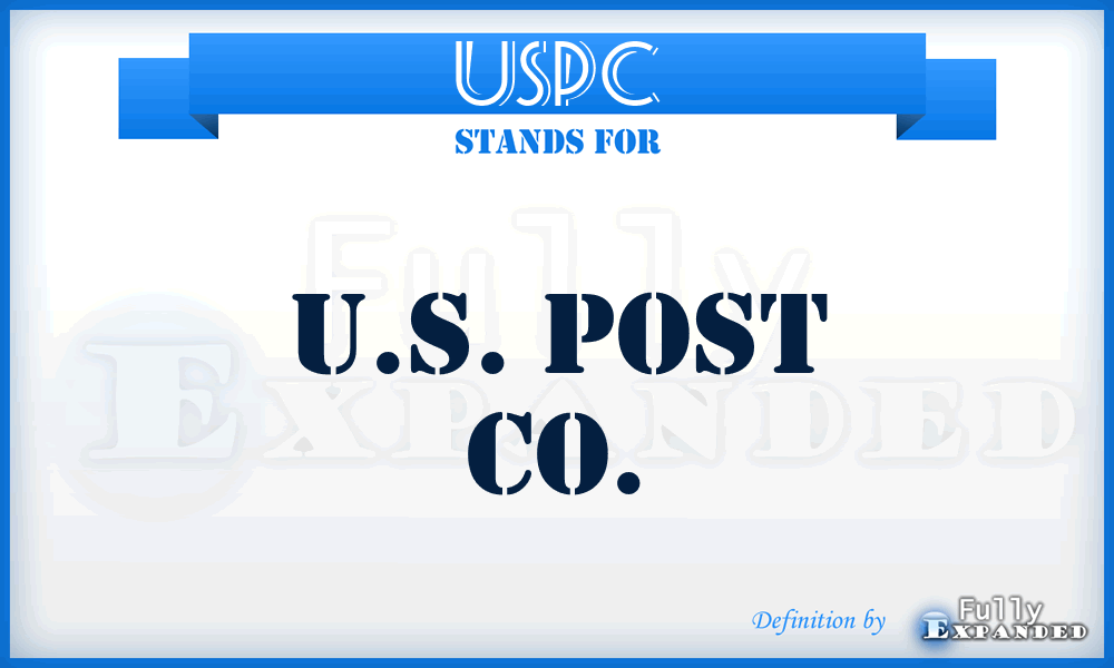 USPC - U.S. Post Co.
