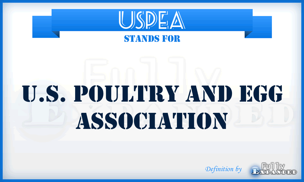USPEA - U.S. Poultry and Egg Association