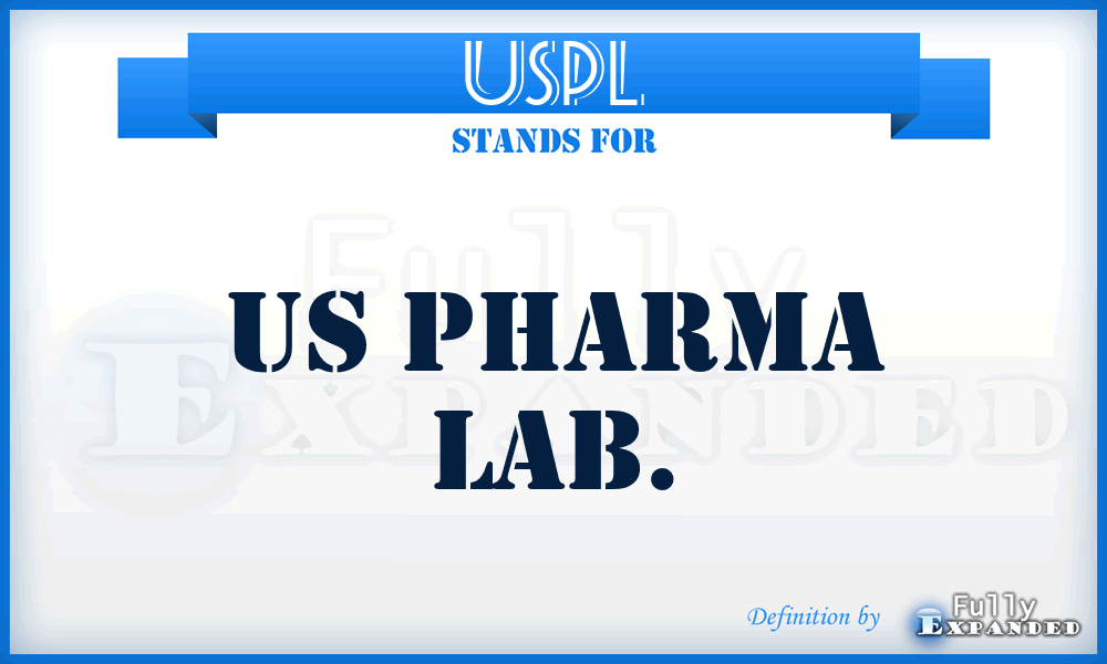 USPL - US Pharma Lab.