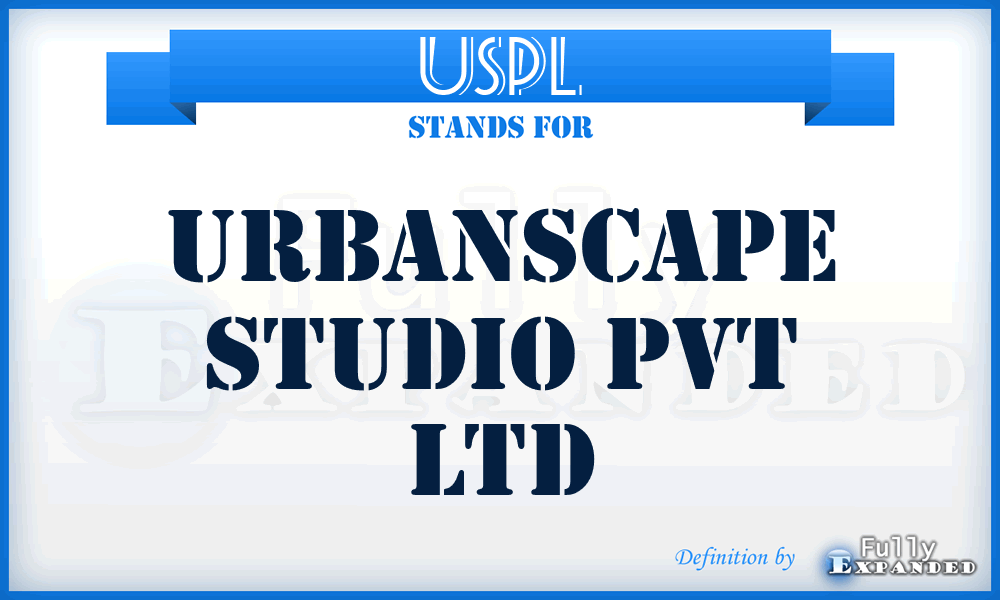 USPL - Urbanscape Studio Pvt Ltd