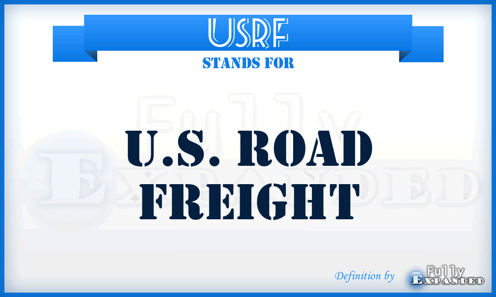 USRF - U.S. Road Freight