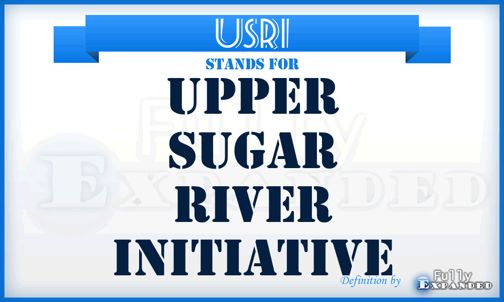 USRI - Upper Sugar River Initiative