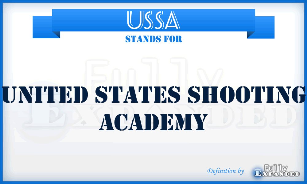 USSA - United States Shooting Academy