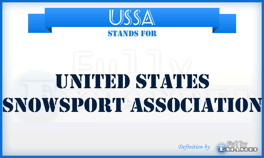 USSA - United States Snowsport Association