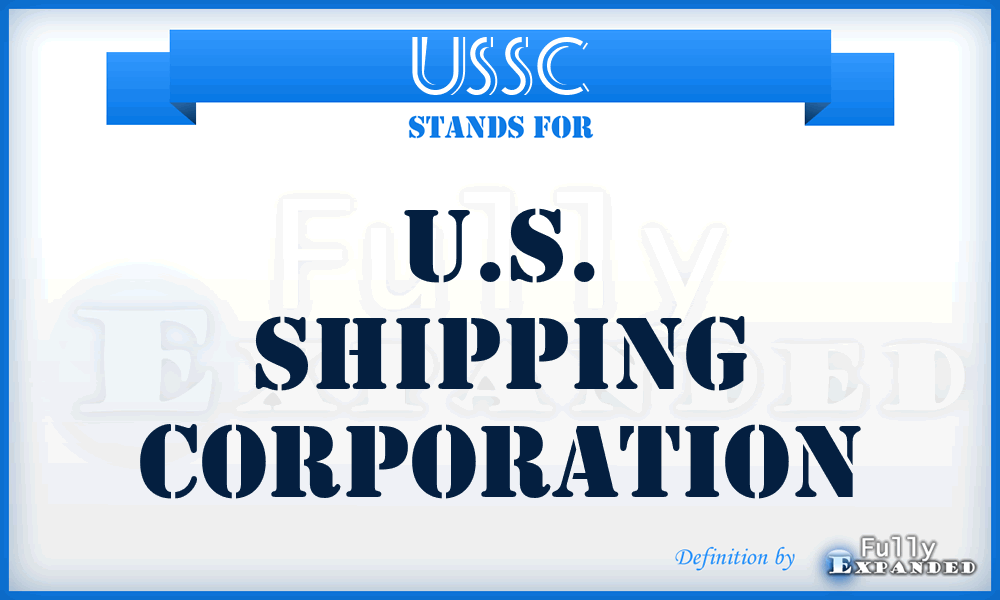 USSC - U.S. Shipping Corporation