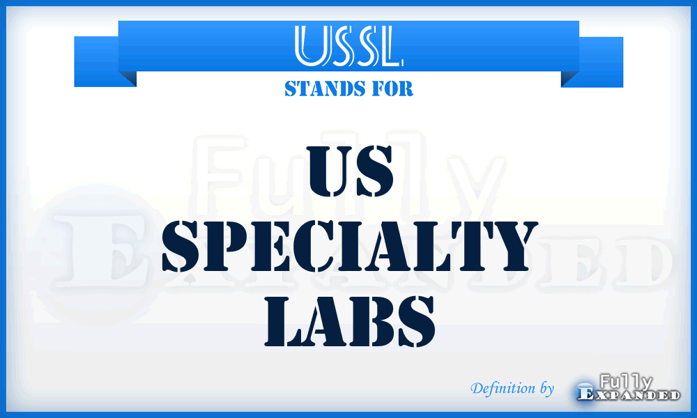 USSL - US Specialty Labs