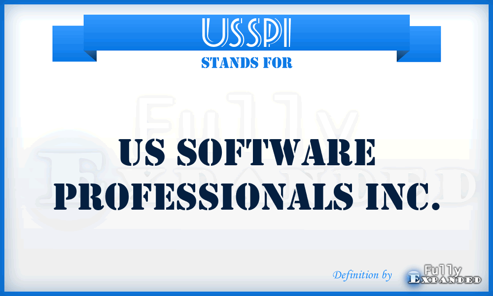 USSPI - US Software Professionals Inc.