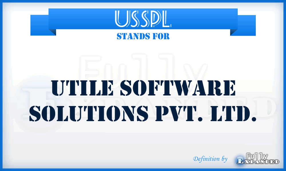 USSPL - Utile Software Solutions Pvt. Ltd.