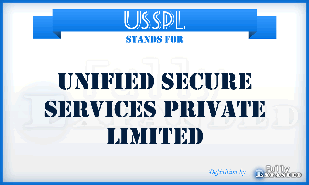 USSPL - Unified Secure Services Private Limited