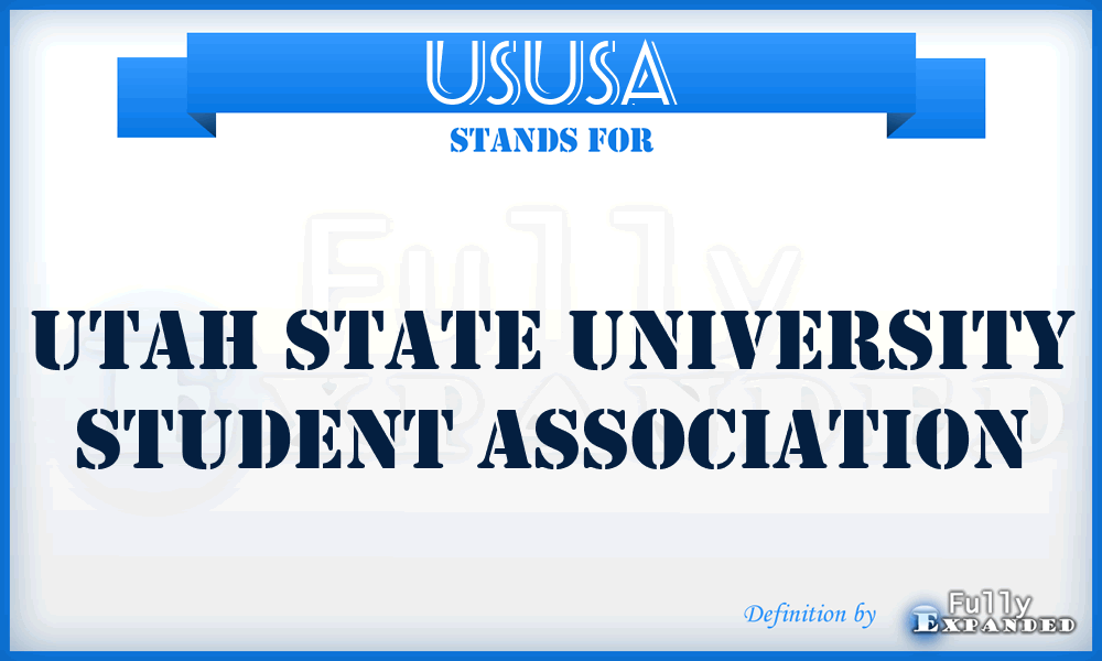 USUSA - Utah State University Student Association