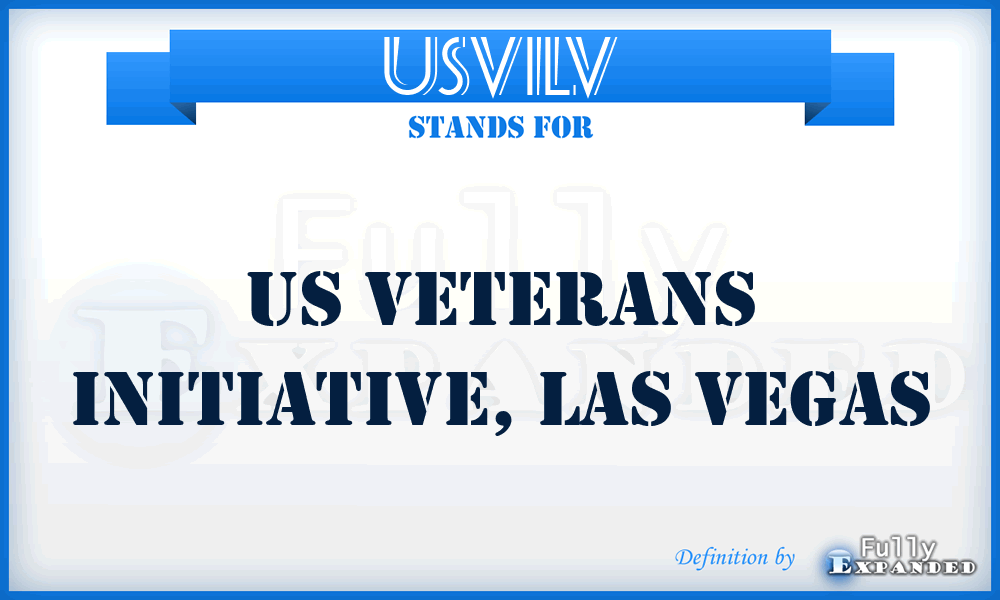 USVILV - US Veterans Initiative, Las Vegas