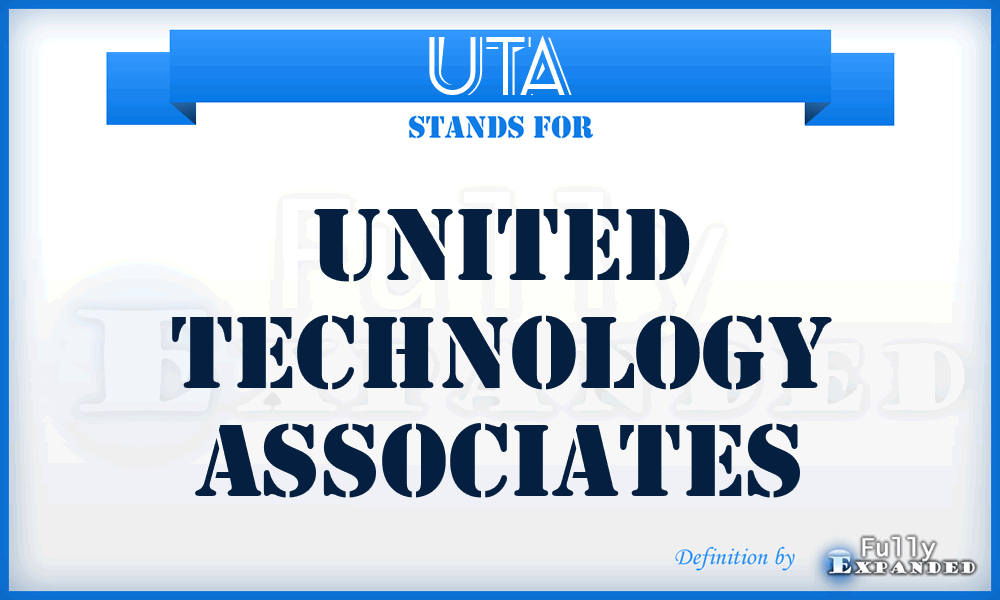 UTA - United Technology Associates