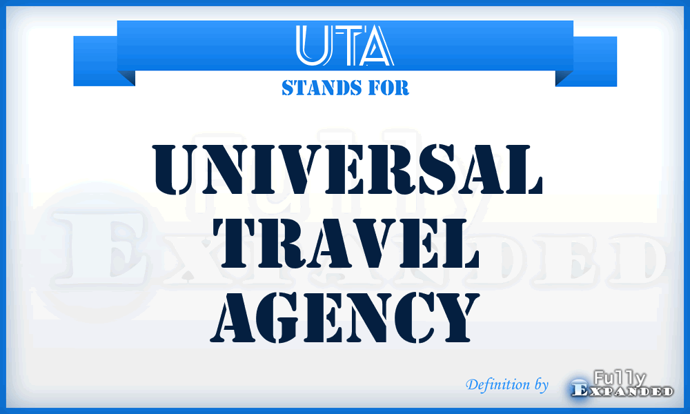 UTA - Universal Travel Agency