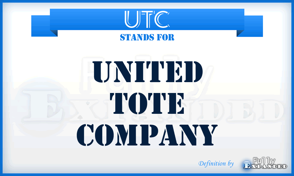 UTC - United Tote Company