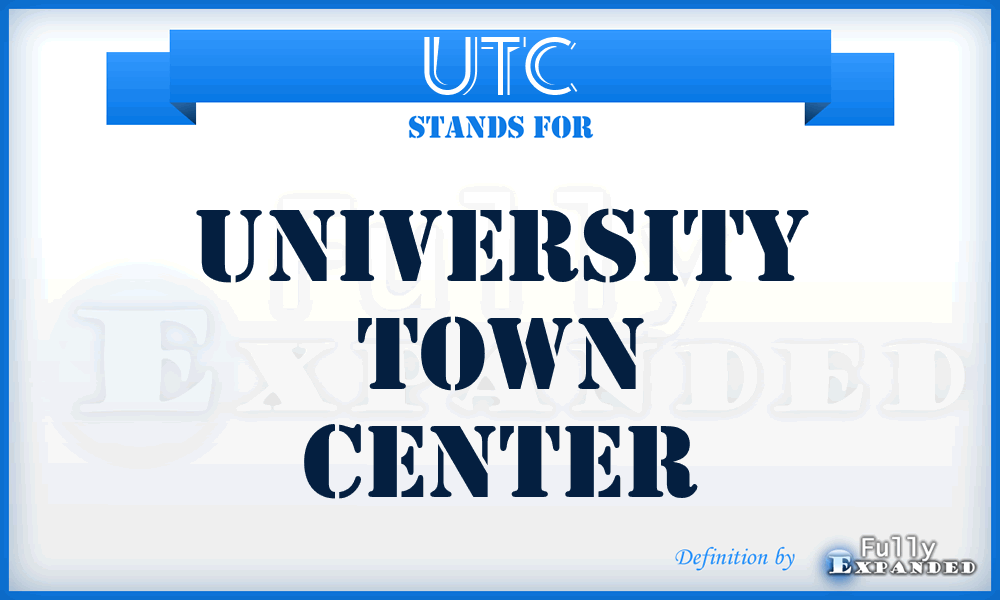 UTC - University Town Center