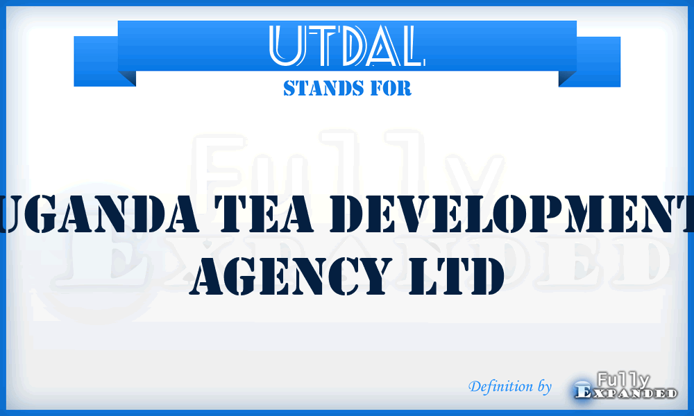 UTDAL - Uganda Tea Development Agency Ltd