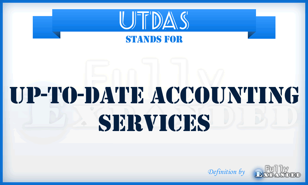 UTDAS - Up-To-Date Accounting Services