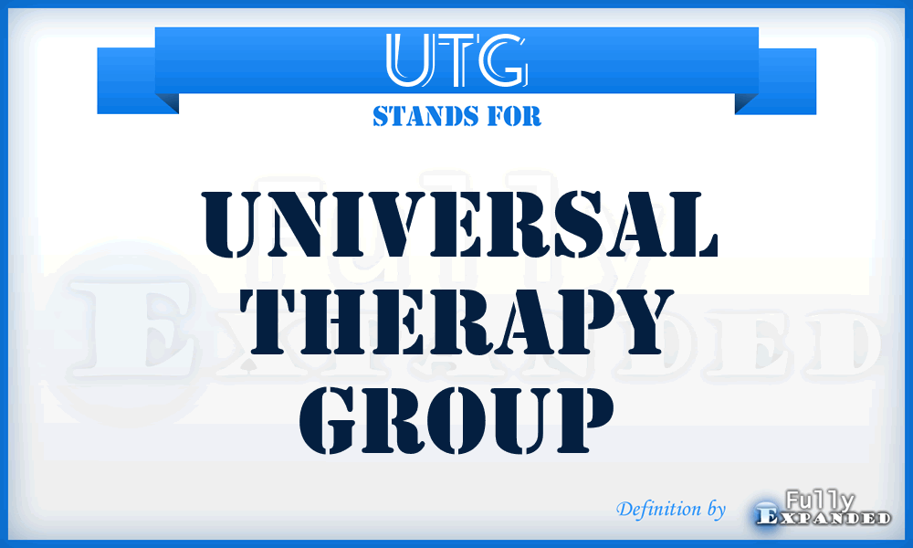 UTG - Universal Therapy Group