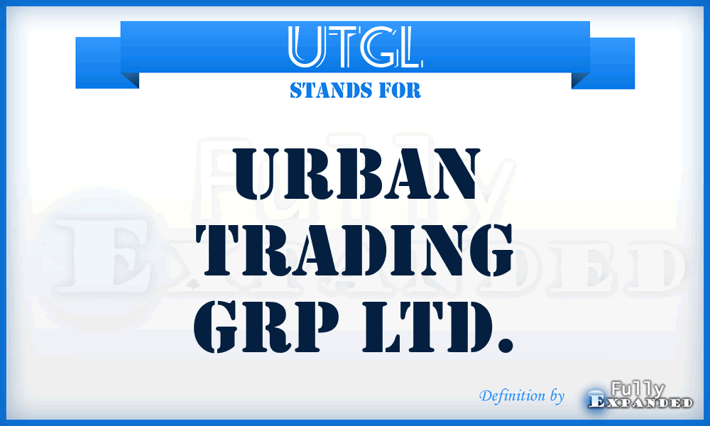 UTGL - Urban Trading Grp Ltd.