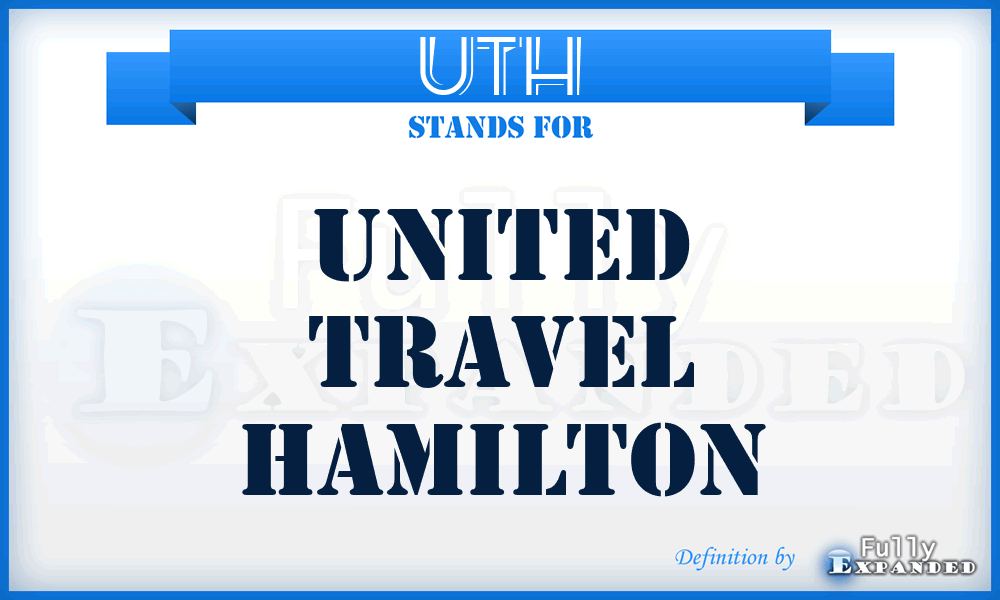 UTH - United Travel Hamilton