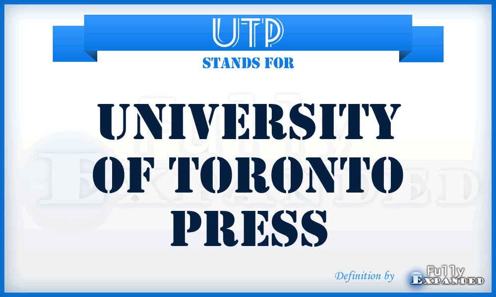 UTP - University of Toronto Press