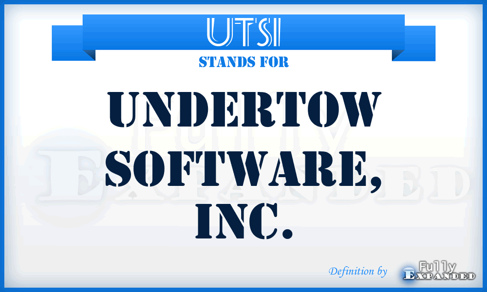 UTSI - UnderTow Software, Inc.