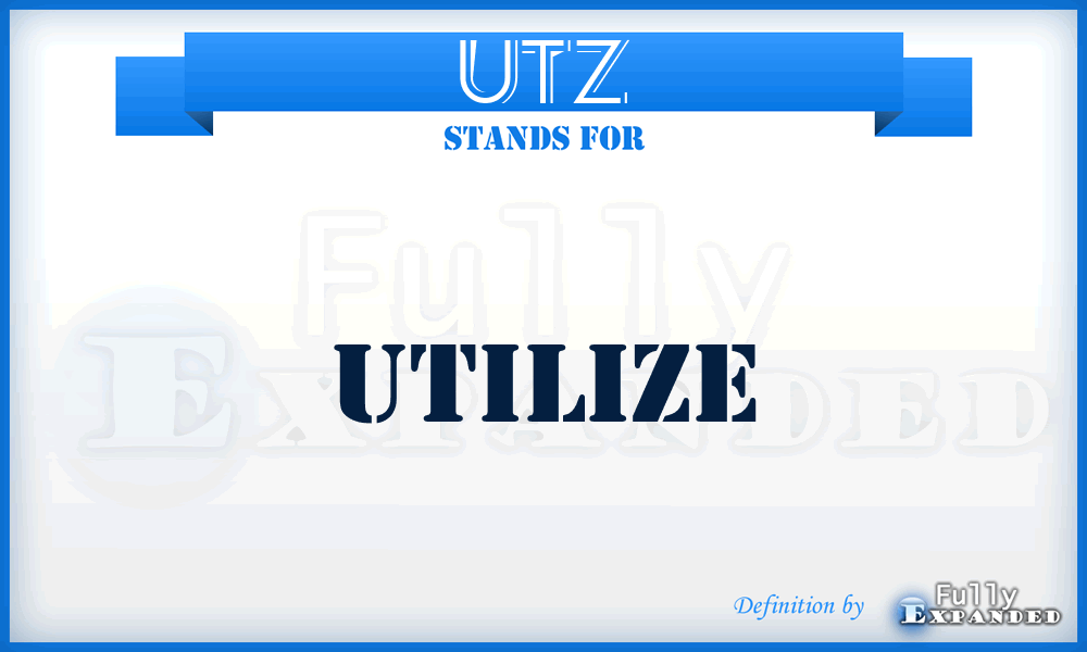 UTZ - Utilize
