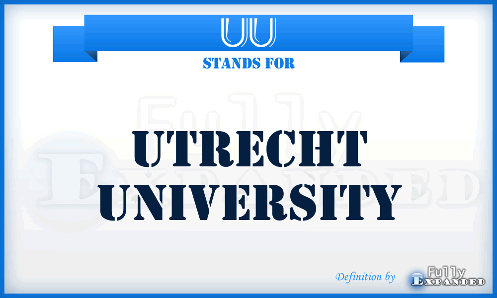 UU - Utrecht University