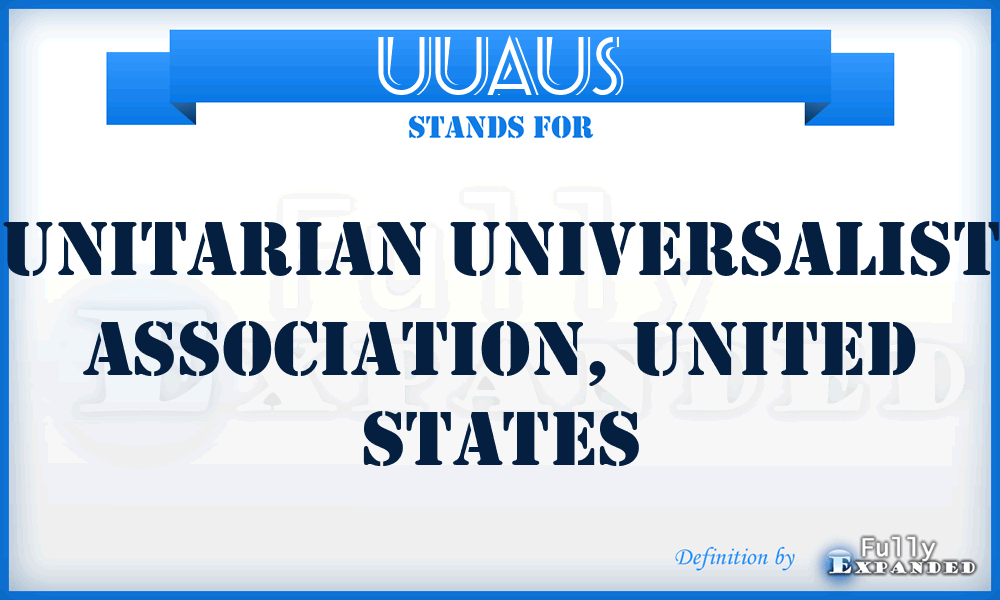 UUAUS - Unitarian Universalist Association, United States
